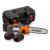 Motosserra Elétrica 12 Polegada 2 Baterias Anaiak Ak-500 Cinza 127/220v