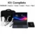 Notebook 2 Em 1 Android 14 12gb 256gb Tela 360° 10 Touch Wifi Chip + Bolsa Mouse Caneta Teclado Estilo Notbook Tablet Preto