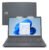 Notebook Positivo Vision C14 Lumina BAR Celeron 8GB RAM 128GB eMMC Windows 11 Tela 14″ Polegadas HD Antirreflexo Tecla Link – Cinza