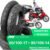 Par Casal Pneu Dianteiro 60/100-17 + Traseiro 80/100-14 Para Usar Com Câmara Ideal Para Moto Biz 100 110i Pop 100 110i Neo Zero Monumental PDO Store