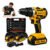 Parafusadeira Furadeira 48v Profissional 2 Baterias Sem Fio Amarelo 127/220v 60 Hz