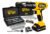Parafusadeira Furadeira Sem Fio Bateria 12v P/ Madeira Metal Tb-12e The Black Tools Com Jogo De Soquetes 40 Peças Amarelo 127/220v 50/60hz