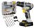 Parafusadeira Furadeira Sem Fio Bateria 3/8 12v Bivolt Para Madeira Metal Gradiente 110v/220v