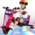 Patinete Triciclo Infantil Drift Elétrico Led Bluetooth 15km Rosa