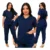 Pijama Cirúrgico Feminino Rose Scrubs | Conforto e Qualidade Hospitalar Oferta