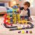 Pista De Carrinhos Brinquedo Infantil Corrida Lava Rápido Colorido