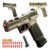 Pistola Arma Automática Brinquedo Lança Bullet Ejeta Capsula
