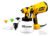 Pistola De Pintura E Pulverizadora Elétrica Portátil Hvlp 1.250l C/5 Bicos E Acessórios 600w Tpp150 The Black Tools Amarelo 127v