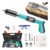 Pistola Fixação Finca Pino Ação Direta Pregos Epi Maleta Pinador Pregador Grampeador Rebitador De Prego Pressão Manual Ferramenta Para Drywal Gesso Concreto Aço Parede Forro PVC Grampo Smarter Tools