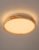Plafon LED Sobrepor Redondo 36W Luminária Teto Moderna 34cm Sala Jantar Quarto Cozinha Corredor Hall Área Gourmet Acabamento Madeira Freijó Difusor Cintilante Bivolt 3000K 4000K 6000K Essence Disoma