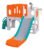Playground Infantil Indoor Freso Baby Mini Mundo 5 em 1 Laranja/Verde