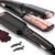Prancha de Cabelo Profissional, Prancha Alisadora e Modeladora 2 EM 1, Íons Negativos Anti Frizz, 17 Níveis de Temperatura 260℃, Desligamento Automátic, Chapinha Cabelo Para Todos os Tipos de Cabelos
