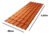 Precon 23.019.242 Telha Pvc Plan 2.42×0.88 Ceramica