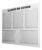 Quadro De Avisos Gestão Informativo Acm Branco 5 Displays A4