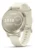 Relógio Garmin Lily 2 Active Lunar Gold Pulseira Branca de Silicone com Monitor Cardíaco de Pulso e GPS