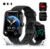 Relógio Inteligente Smartwatch GPS Autônomo Chamadas Bluetooth NOVANTE Moda Digital Feminino Masculino Esportivo Preto IP68 3ATM Agua Tela Hd 1.85 350mAh 10Dias Android IOS Com Monitoramento de saúde