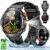 Relógio Inteligente Smartwatch Gps Autônomo IP68 3ATM À prova d’água 850mAh Preto NOVANTE Digital Feminino Masculino Esportivo Android IOS Notificações Instantâneas Bluetooth Chamadas Lanterna Bússola