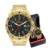 Relógio Masculino Technos Original Dourado + Pulseira Azul – Melhor Preço!