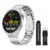 Relógio Smartwatch Aurafit Am05 Tela Amoled Aço Inoxidável Cor De Aço Inoxidável Mesh Prata/preto