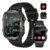 Relógio Smartwatch Masculina Relógio Esportivo Inteligente Foxbox Smart Watch Relógio Digital Militar Resistente Quedas… Preto
