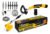 Roçadeira Aparador Grama A Bateria Recarregável 460w Profissional Com Acessórios Tcg12b The Black Tools 127/220v Amarelo