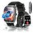 Smartwatch Novante Ht 1287 Tela De 1.952 Com Pulseira De Silicone – Cor Preto Relógio Inteligente Inspirado Em Supercarros