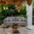 Sofa 3 Lugares Beny Madeira Linho Premium 180cm 4 Almofadas