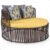 Sofisticasa Junco Chaise Divã Vime Redonda 2 Lugares Jardim