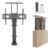 Suporte Elevador Tv Motorizado 37 A 80 Pol 60kg 600×400 App