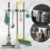 Suporte Inox Pendurar Vassoura Pá Rodo Mop Organizador 7 Acessórios Parede Porta Organização Guardar Área De Serviço Cozinha Garagem Aço Inoxidável Armazenar Interno Externo Hiper Casa Megastore