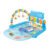 Tapete De Atividades Bebê Piano Musical com 5 Brinquedos Interativos Happy Maxi Baby – Azul