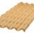 Telha Colonial Pvc Marfim 2,30×0,86m Afort Impermeável Uv