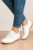 Mocassim Feminino Casual Branco Couro Legítimo Souz Calçados Oferta
