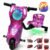Triciclo Elétrico Drift Rmira 250w Com Bluetooth E Led, Kit De Proteção Roxo Céu Estrelado Roxo/wifi