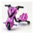 Triciclo Patinete Elétrico Drift Bluetooth Led 6,5” 90kg Lilás E Rosa
