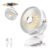 Ventilador Portátil Recarregável 5 Velocidades Led Com Clip 17 Cm Branco Pp/abs